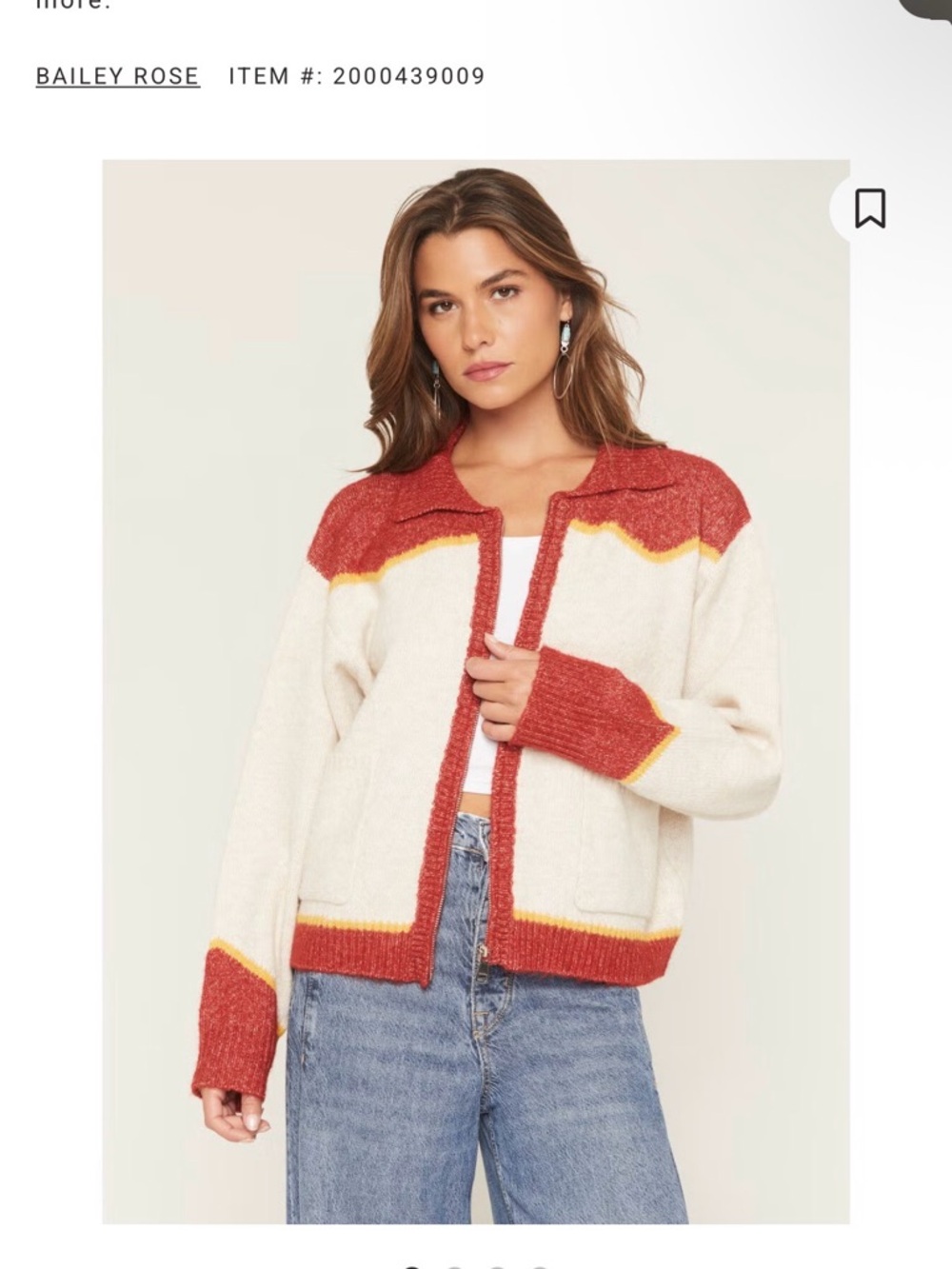COWBOY SWEATER